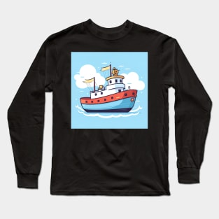 Ship Long Sleeve T-Shirt